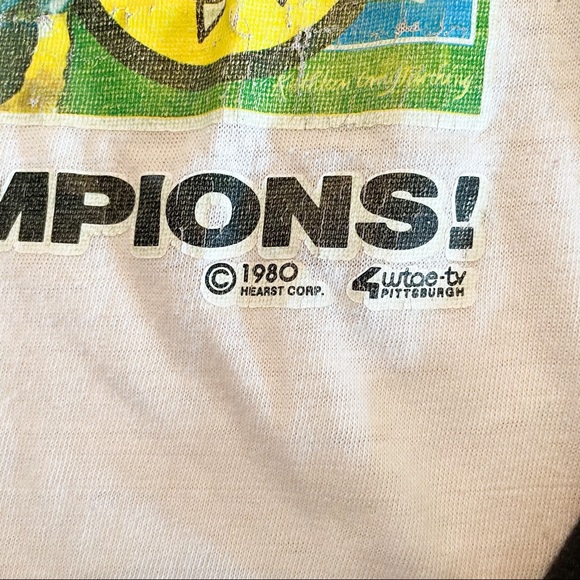 Vintage Pittsburgh City of Champions Baseball Tee - Picture 5 of 5